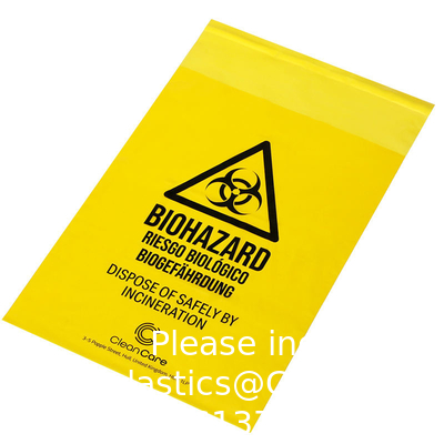 Biodegradable Plastic Hospital Biohazard Waste Bags Biohazard Bags Price Autoclavable Temperature Indicator Patch
