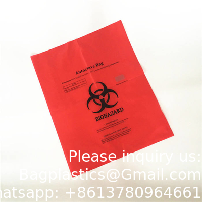 Hazardous Trash Can Liners – Medical Grade No Leak Bags - Biohazard Symbol for Safe Infectious Waste Disposal