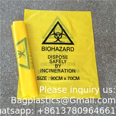 Hazardous Trash Can Liners – Medical Grade No Leak Bags - Biohazard Symbol for Safe Infectious Waste Disposal