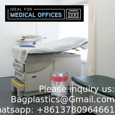 Hazardous Trash Can Liners – Medical Grade No Leak Bags - Biohazard Symbol for Safe Infectious Waste Disposal