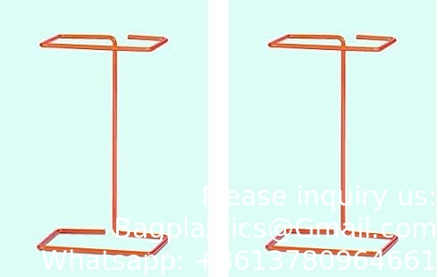 Scientific Steel Wire Biohazard Bag Holder, Epoxy Coated, Standard-Sized Poxygrid Biohazard Bag Holder Kit