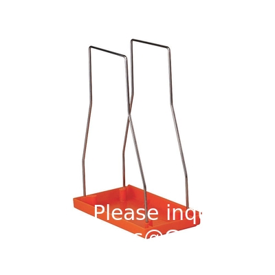 Scientific Steel Wire Biohazard Bag Holder, Epoxy Coated, Standard-Sized Poxygrid Biohazard Bag Holder Kit