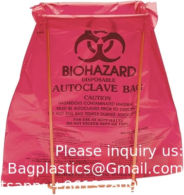 Scientific Steel Wire Biohazard Bag Holder, Epoxy Coated, Standard-Sized Poxygrid Biohazard Bag Holder Kit