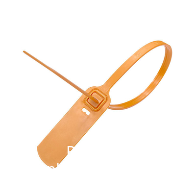 Disposable Plastic Tamper Proof Self Seal Lock Customized Logo Plastic Strip Seals Plastic Seal 30cm For Bank