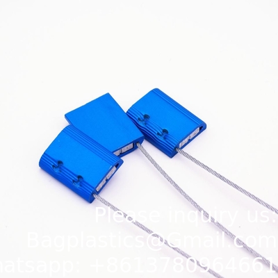 security cable lock Tank Container Seal pull tight cable seal Tamper Evident Numbered Seals High Security Cable Seal