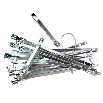 High Security Pull Tight Fixed Length 20cm Metal Strap Seal Security Metal Strap Seal Tag For Container/Cargo