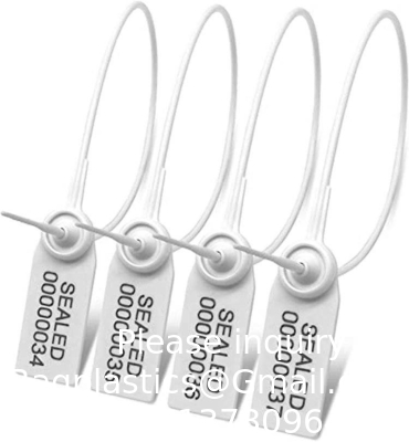 Plastic Numbered Security Seals Easy Break Tamper Plastic Numbered Seal Truck Plastic Seals