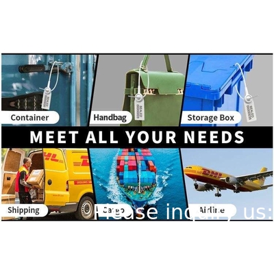 Plastic Numbered Security Seals Easy Break Tamper Plastic Numbered Seal Truck Plastic Seals