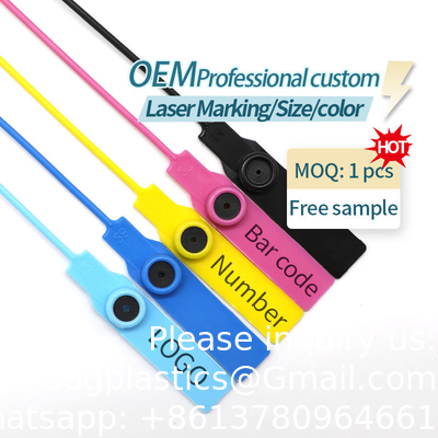 Plastic Numbered Security Seals Easy Break Tamper Plastic Numbered Seal Truck Plastic Seals