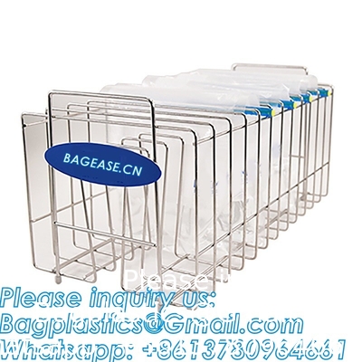 Whirl-Pak, Bag Rack, Sterile Sampling Bag Rack With White Labeling, Stomacher Strainer Bag Rack, bag holder
