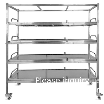 304 Stainless Steel Bodies Rack 2/3/4/12 Tiers Corpses Storage Rack, morgue cart cadaver shelf body lifter