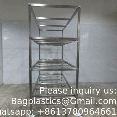 304 Stainless Steel Bodies Rack 2/3/4/12 Tiers Corpses Storage Rack, morgue cart cadaver shelf body lifter