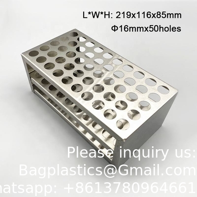 40/6/8/10 Laboratory Stainless Steel Test Tubes Holder Centrifuge Tubes Racks centrifuge tube rack Test Tube Holders