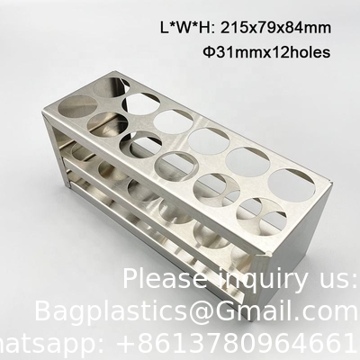 40/6/8/10 Laboratory Stainless Steel Test Tubes Holder Centrifuge Tubes Racks centrifuge tube rack Test Tube Holders