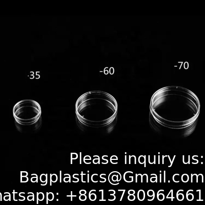Lab Supply PP Culture Dish Bacterial Cell Cultured Dish Transparent Disposable Plastic Cell Petri Dish