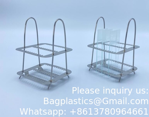 Histology Tissue Slide Glass Staining Jar Staining Rack Pathology microscope slide staining jar and rack