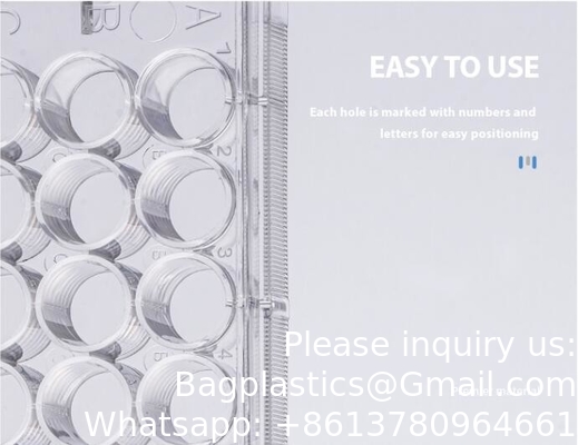 Plastic Sterile 4 6 12 24 48 96 384 Wells Tissue Culture Plate Cell Culture Plate For Lab Free Sample Free Shipping
