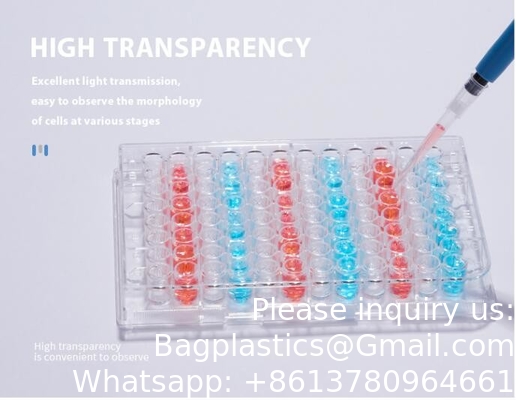 Plastic Sterile 4 6 12 24 48 96 384 Wells Tissue Culture Plate Cell Culture Plate For Lab Free Sample Free Shipping