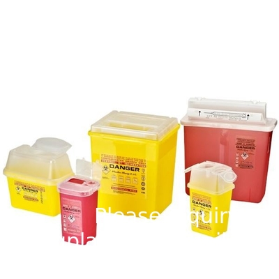 3L 5L 10L Medical Waste Disposable Plastic Sharp Boxes Medical Sharp Container Disposable Multiple Styles 30L 8Gal