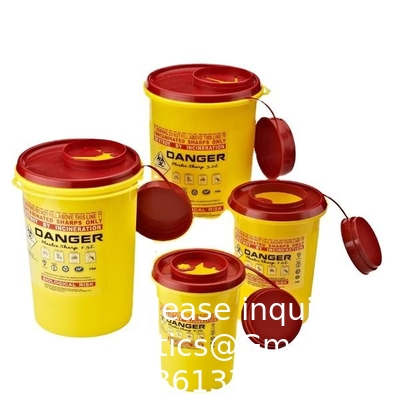 3L 5L 10L Medical Waste Disposable Plastic Sharp Boxes Medical Sharp Container Disposable Multiple Styles 30L 8Gal