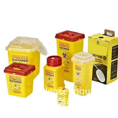 3L 5L 10L Medical Waste Disposable Plastic Sharp Boxes Medical Sharp Container Disposable Multiple Styles 30L 8Gal