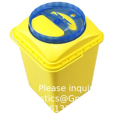 5L 10l Disposable Incinerator Box Corrugated Paper Boxes Syringe Needle Sharp Container Safety Box