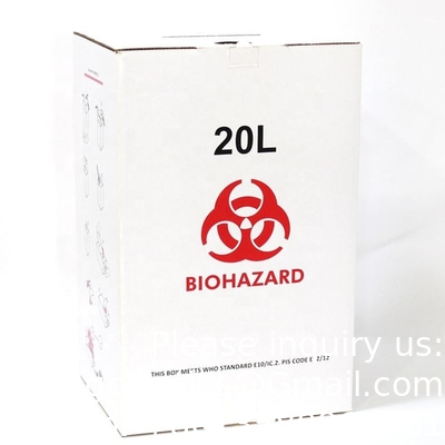 Medical Disposal Disposable 5L Paper Needle Sharps Bins Box Container Disposable Sharp Container Disposable Medical