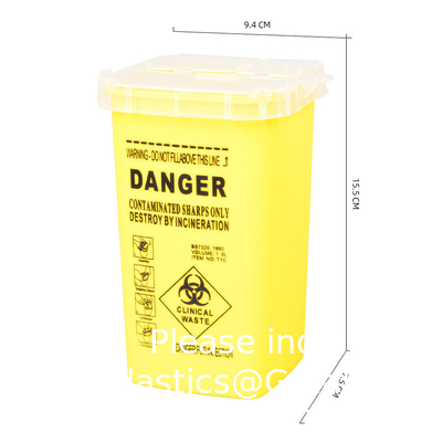Medical Disposal Disposable 5L Paper Needle Sharps Bins Box Container Disposable Sharp Container Disposable Medical