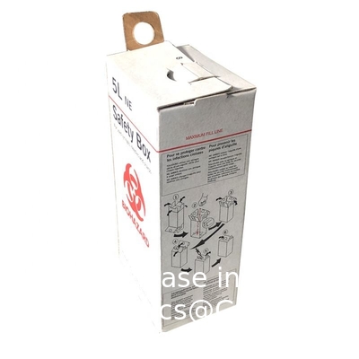 Medical Disposal Disposable 5L Paper Needle Sharps Bins Box Container Disposable Sharp Container Disposable Medical