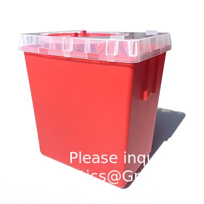 Medical Plastic Medical Waste Bin Medical Container Biohazard Needles Disposable 1L Sharps Container