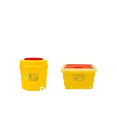Medical Plastic Medical Waste Bin Medical Container Biohazard Needles Disposable 1L Sharps Container