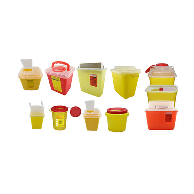 Medical Plastic Medical Waste Bin Medical Container Biohazard Needles Disposable 1L Sharps Container
