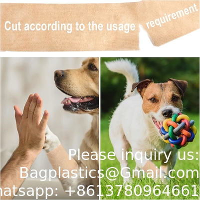 Beige-Self Adhesive Cohesive Bandage Wrap, Self Adherant Non-Woven Wrap Rolls, Atheletic Tape For Wrist, Ankle, Hand