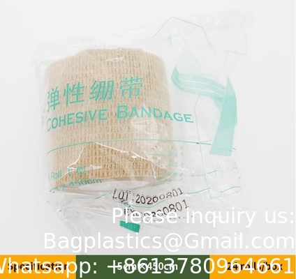 Beige-Self Adhesive Cohesive Bandage Wrap, Self Adherant Non-Woven Wrap Rolls, Atheletic Tape For Wrist, Ankle, Hand