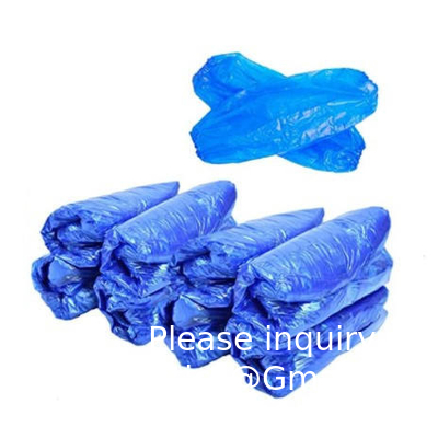 Wholesale Polyethylene Disposable Arm Sleeve Cover 18&quot; Plastic Blue Disposable Arm Sleeves For Cooking And Tattoo