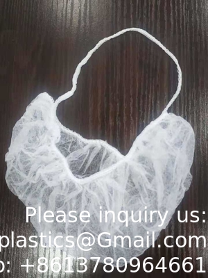 Manufacturer Disposable PP Nonwoven Beard Cover Beard Protecting Net Beard Guard Covers Used In Food Industry Health