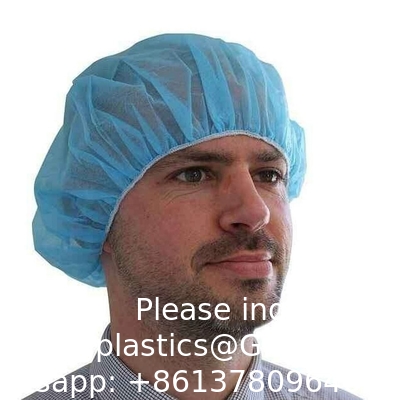 Customizable Nonwoven Clip Caps 21' 24' Cheap Price Medical Disposable Polypropylene Bouffant Caps