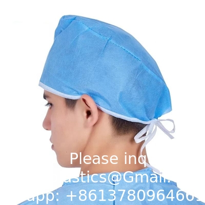 Customizable Nonwoven Clip Caps 21' 24' Cheap Price Medical Disposable Polypropylene Bouffant Caps