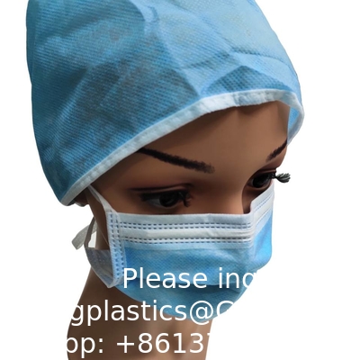 Surgeon Caps Disposable Medical Use Doctor Cap PP Surgical Cap Disposable non woven SMS medical bouffant
