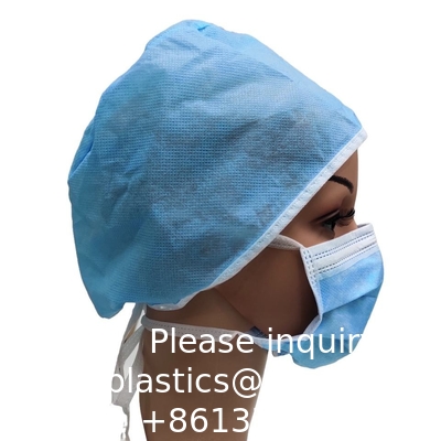 Surgeon Caps Disposable Medical Use Doctor Cap PP Surgical Cap Disposable non woven SMS medical bouffant