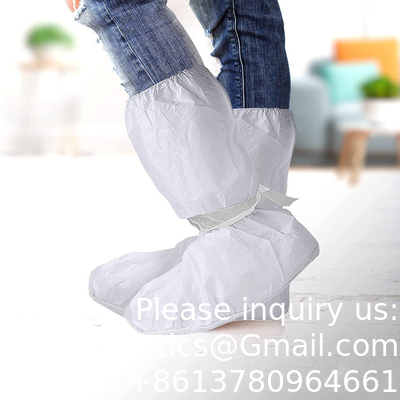 Wholesale Thickened Boot Cover Disposable Long Sleeve Leg Cover PE PP CPE Disposable Waterproof Calf Leg Cast Covers