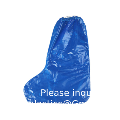 Wholesale Thickened Boot Cover Disposable Long Sleeve Leg Cover PE PP CPE Disposable Waterproof Calf Leg Cast Covers