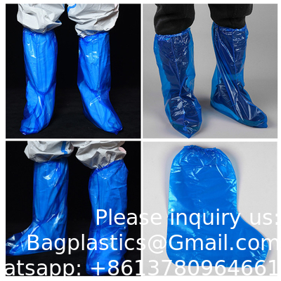 Wholesale Thickened Boot Cover Disposable Long Sleeve Leg Cover PE PP CPE Disposable Waterproof Calf Leg Cast Covers