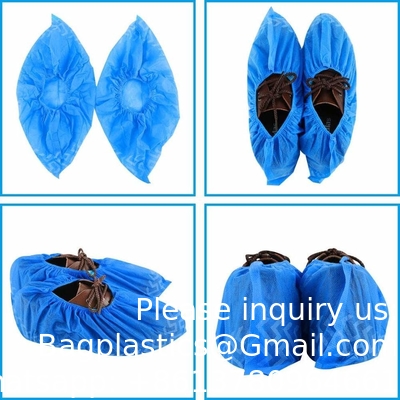 Cover Shoes Medical Anti-Skid Waterproof Surgical Disposable Non Woven Shoe Cover For Dental Hospital