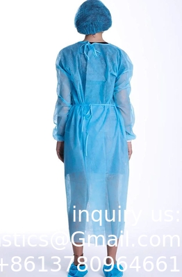 Manufacturer Disposable Isolation Gown PP+PE Non Woven Personal Protective Medical Batas Quirurgicas Desechables