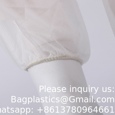 Overall Single Layer PP Nonwoven Full Coverage Moderate Protection Front Zipper Cheap Disposable Coveralls with Hood