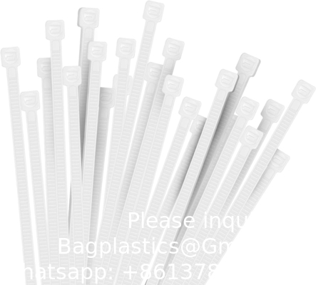 Zip Ties Heavy Duty 8 Inch, Premium Plastic Wire Ties With Tensile Strength, Self-Locking Black Nylon Tie Wrap