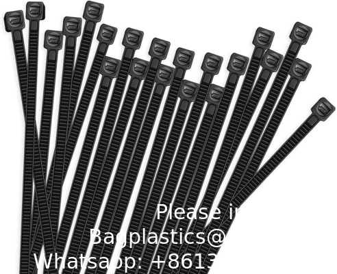 Zip Ties Heavy Duty 8 Inch, Premium Plastic Wire Ties With Tensile Strength, Self-Locking Black Nylon Tie Wrap
