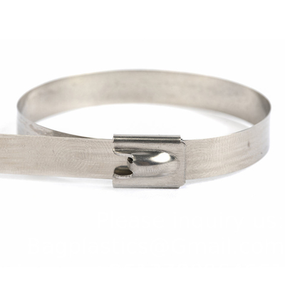 Stainless Steel Cable Tie Metal Cable Zip Ties 304 Stainless Steel Multi-Purpose Heavy Duty Self-Locking Cable Ties
