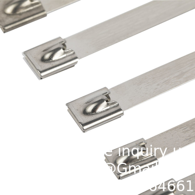 Stainless Steel Cable Tie Metal Cable Zip Ties 304 Stainless Steel Multi-Purpose Heavy Duty Self-Locking Cable Ties